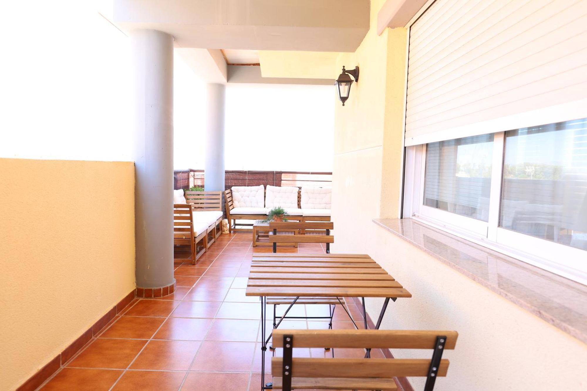 Enorme Terraza Con Vistas Al Mar By Hometels Sagunto Eksteriør bilde
